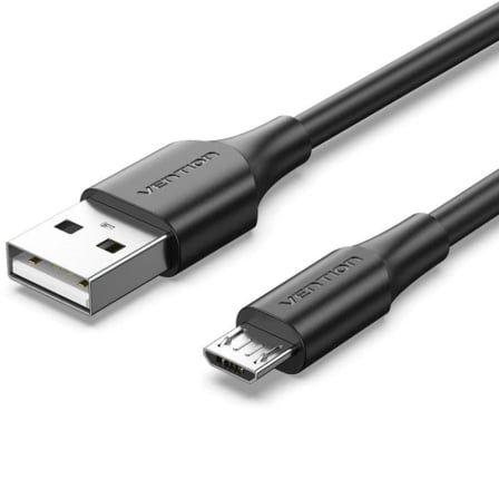 Cabo USB VENTION CTIBC (0,25 m - Micro-USB B - USB A - Preto)