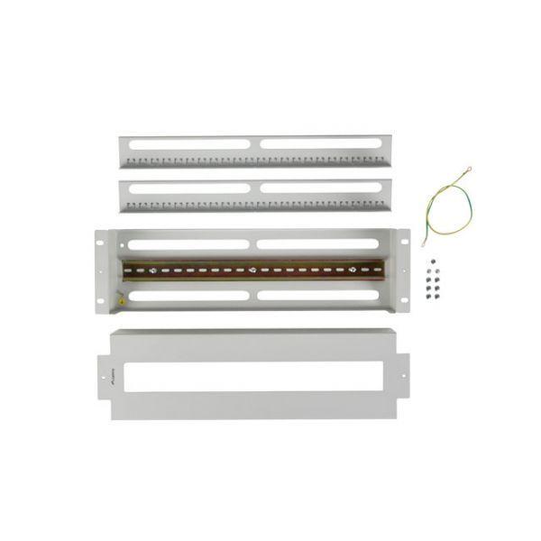 Painel de Distribuição de Tensão LANBERG AK-VDP103-S (19" - 3U - Calha DIN TS-35 - Cinzento), miniatura 2