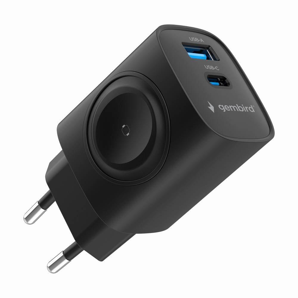 Carregador USB de Parede GEMBIRD TA-UC-PDQCW20-01-BK (20 W - Preto), miniatura 2