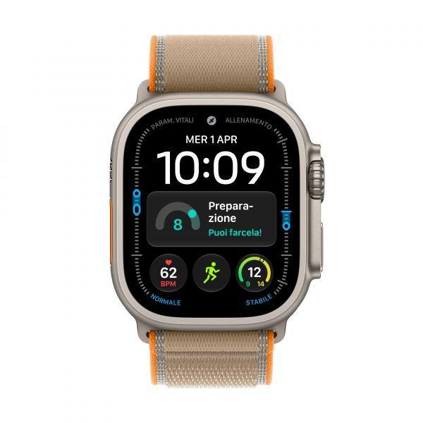 Smartwatch APPLE Watch Ultra 4 GPS + Cellular (Retangular - watchOS 27 - Apple S11, 2 núcleos - Bracelete Bege Areia M/L) — miniatura 2