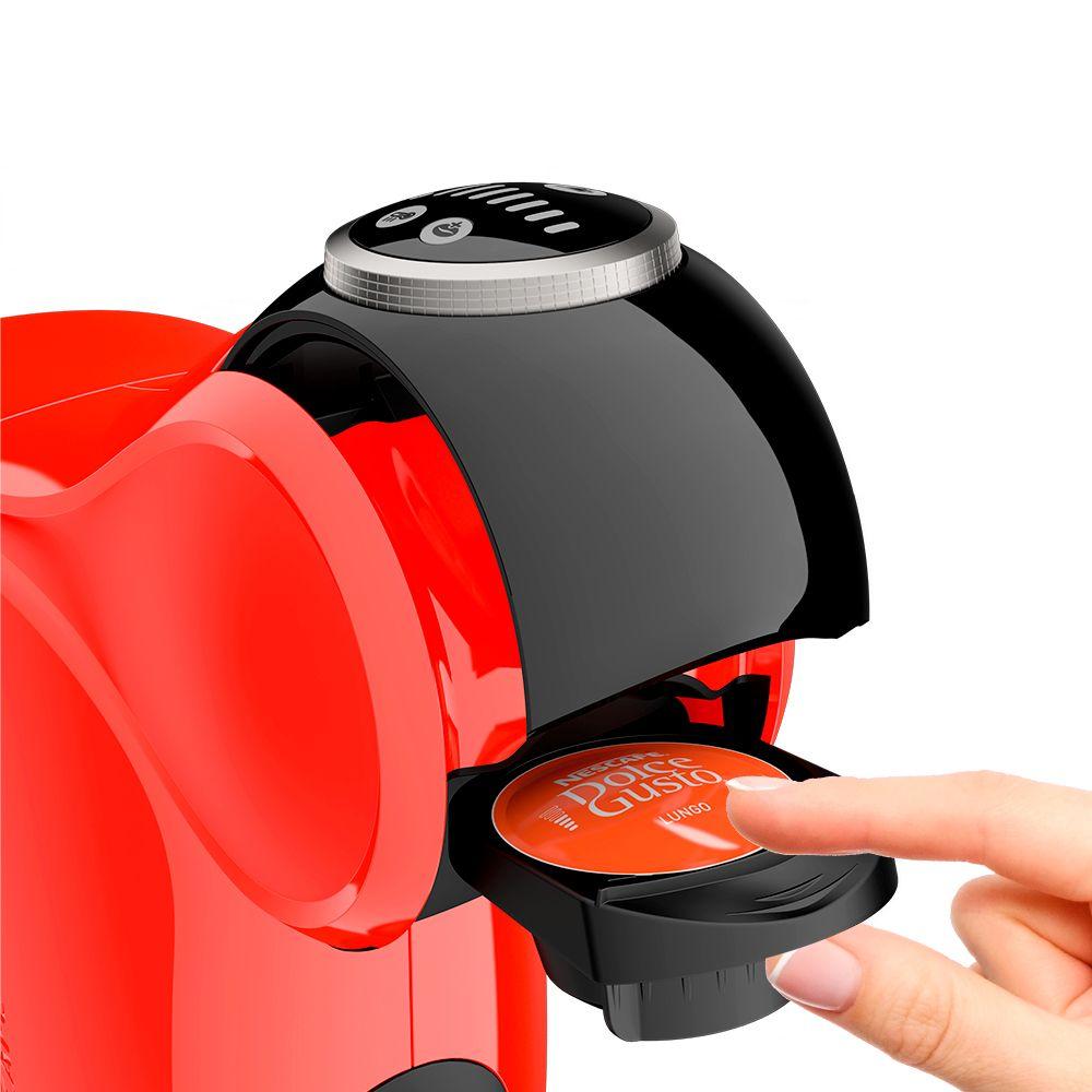 Máquina de Café de Cápsulas DELONGHI Genio Plus EDG315.R (Cápsula de café - 1460 W - 15 bar - Preto e Vermelho), miniatura 3