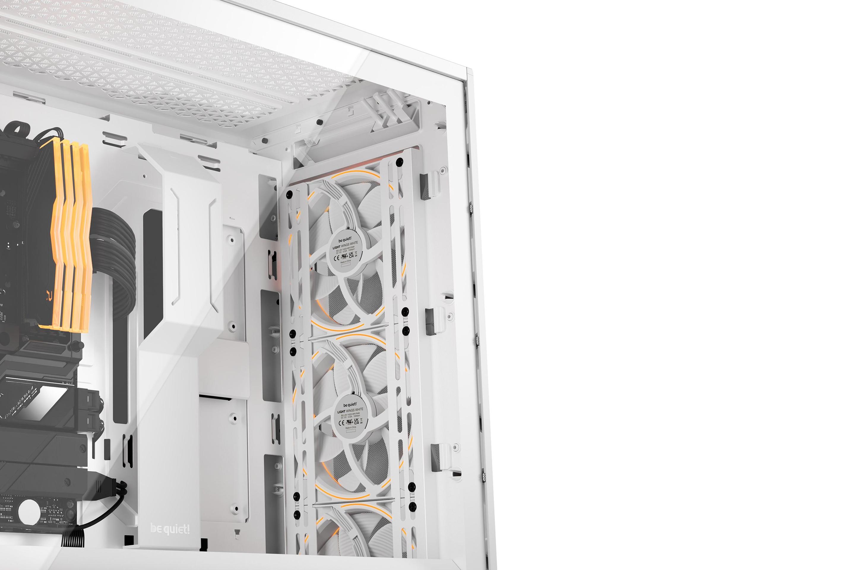 Caixa PC BE QUIET! Shadow Base 800 FX (ATX, EATX, micro ATX, Mini-ITX - ATX, PS2 - Midi Tower - Branco) — miniatura 10