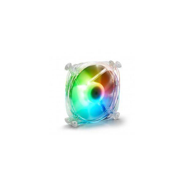 Ventoinha de Caixa SHARKOON SHARK Disc RGB (RGB multicolorida - Não suportado - Transparente), miniatura 2