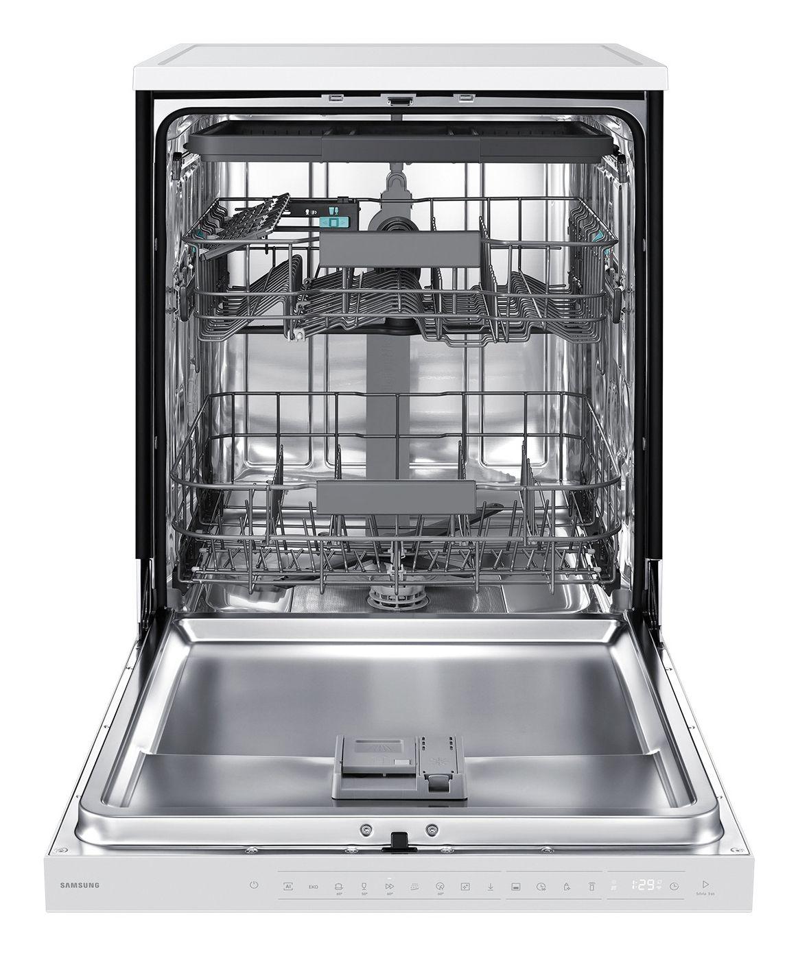 Máquina de Lavar Loiça Independente SAMSUNG DW80H73YBFZU1 (Largura 60 cm - 14 talheres - B - Branco), miniatura 3