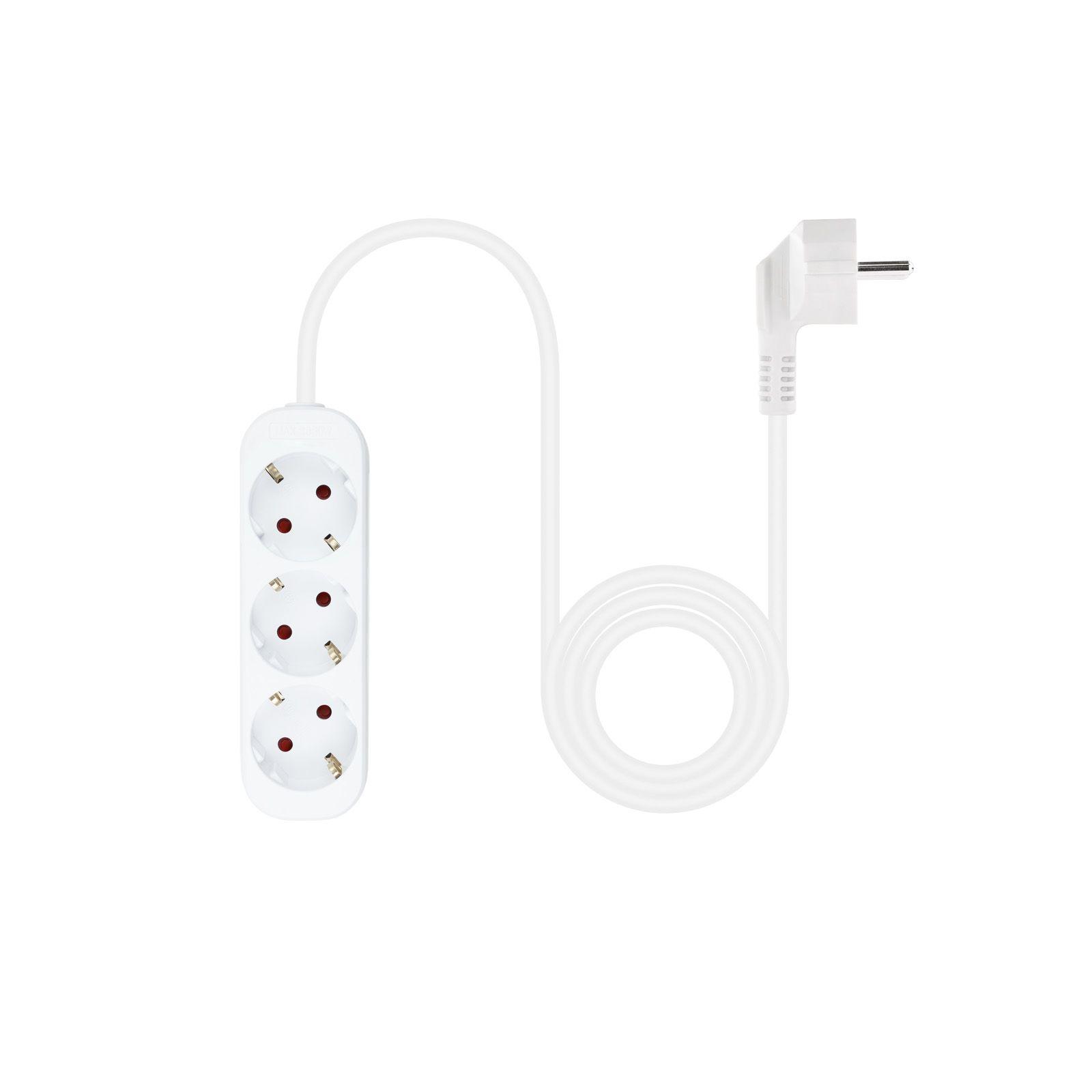 Extensão Elétrica NANOCABLE 10.38.0003-NS (1,4 m - Branco), miniatura 2