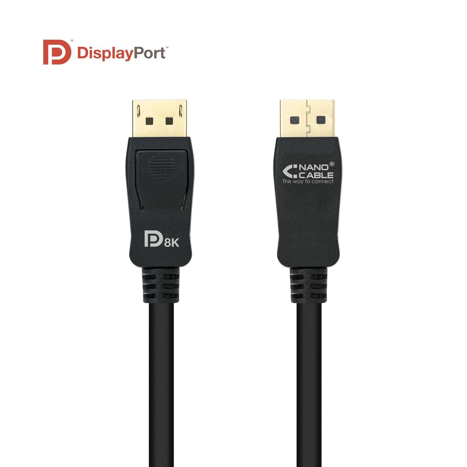 Cabo DisplayPort NANOCABLE 10.15.2502 (2 m - Preto) — miniatura 3