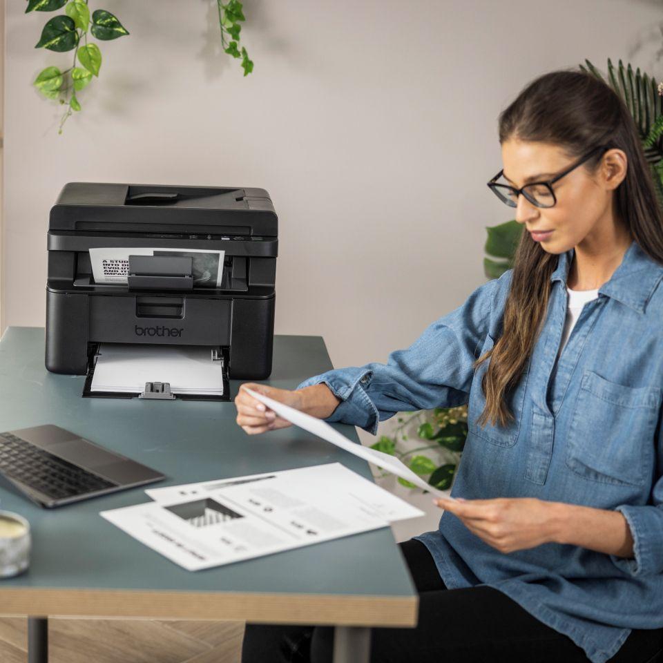 Impressora Multifunções BROTHER DCP-L1660W (A4 - Impressão a preto e branco - 150 folhas - Preto), miniatura 5