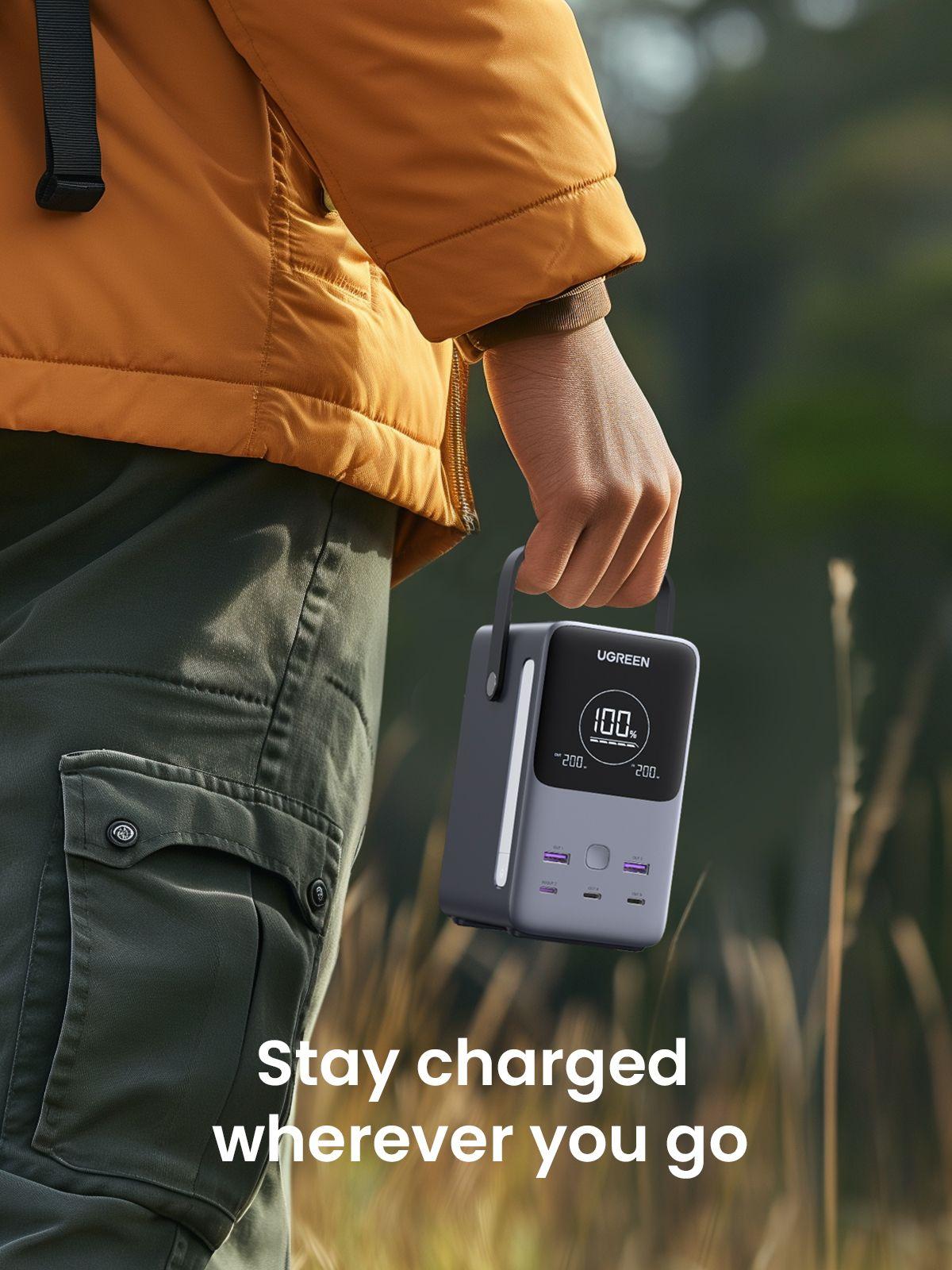 Powerbank UGREEN PB770 (48000 mAh - 153,6 Wh - PD 3.1 até 140 W - Cinzento), miniatura 15