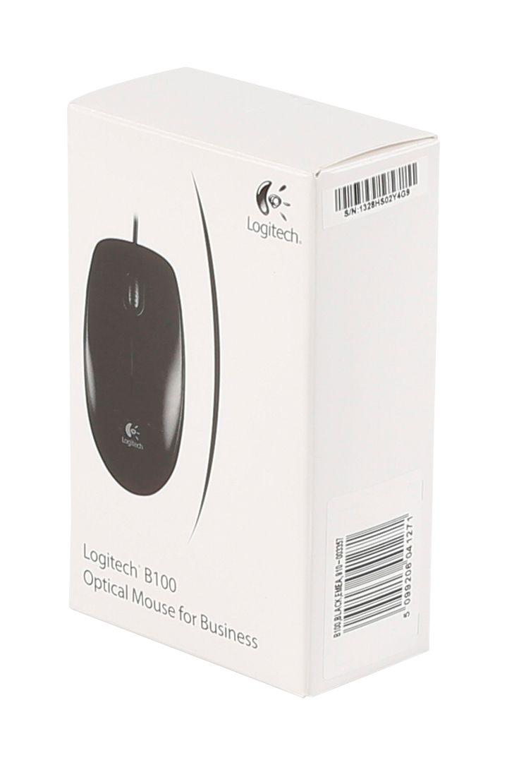Rato LOGITECH B100 (Ambidestro - 800 DPI - Ótico - Preto) — miniatura 7