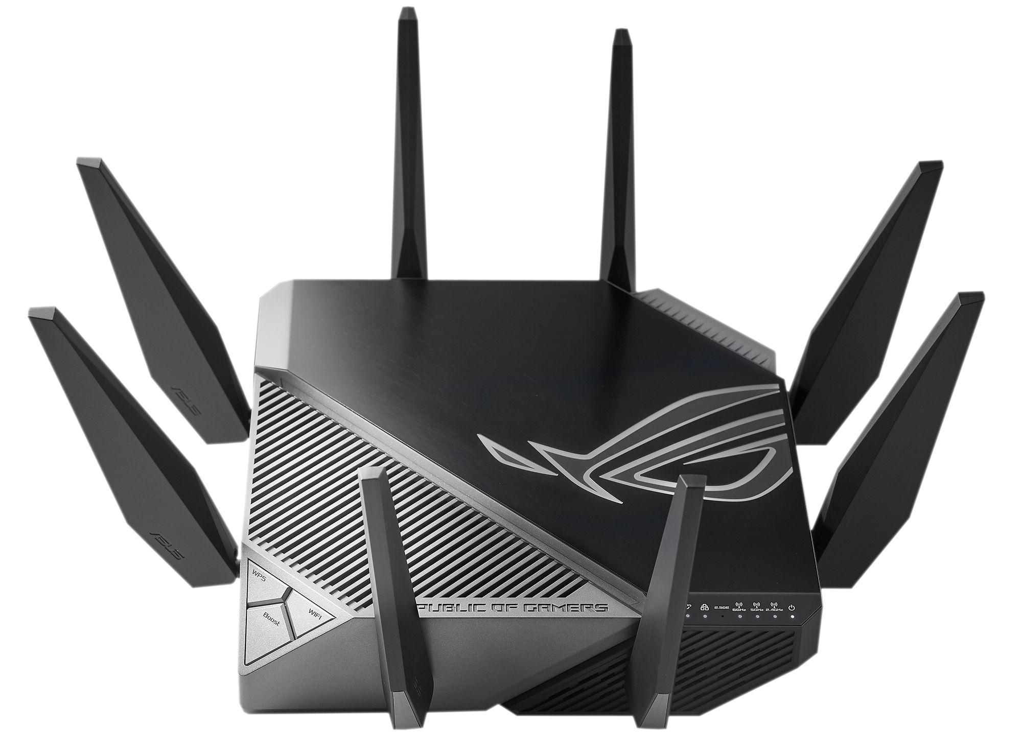 Router ASUS GT-AXE11000 (Wi-Fi 6 - 4804 Mbit/s - Tri-band - Preto)
