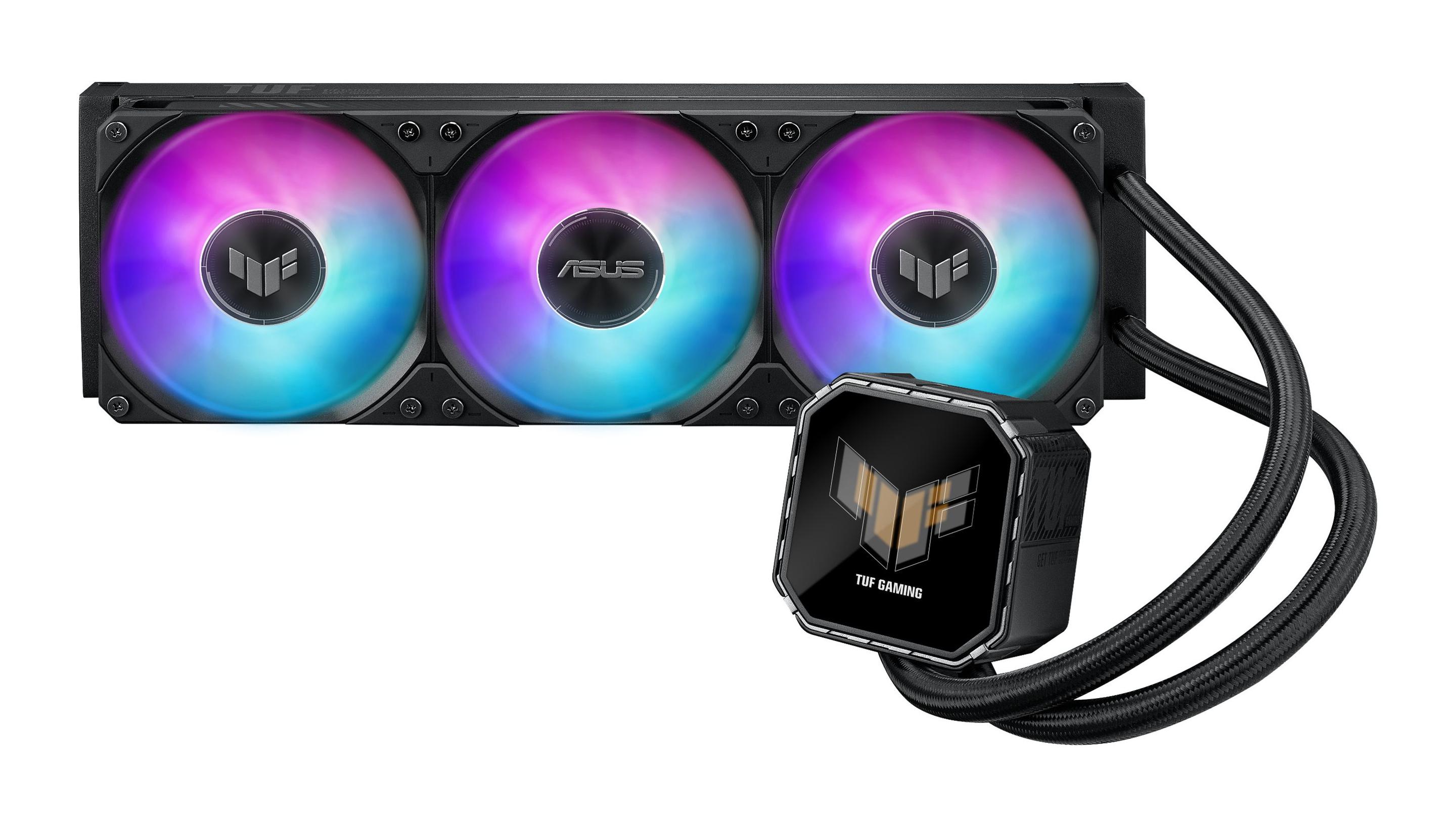 Sistema de Refrigeração Líquida Tudo-em-Um ASUS TUF Gaming LC III 360 ARGB LCD (120 mm - 3 ventoinhas - 2600 RPM - Preto), miniatura 7