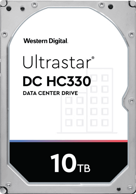 Disco Rígido Interno WESTERN DIGITAL Ultrastar DC HC330 WUS721010ALE6L4 (10 TB - 10.000 GB - 3.5 " - Prateado)