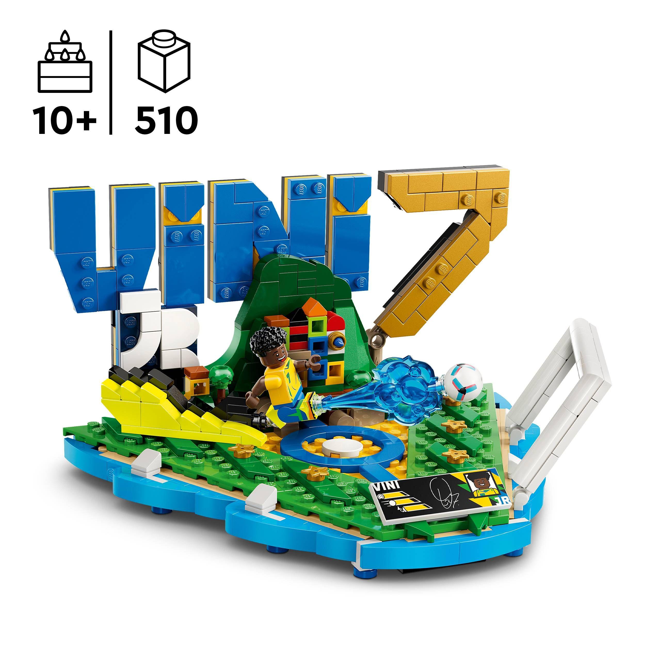 LEGO 43027 Editions Vini Jr. - Destaques do Futebol (10+ anos - 510 peças), miniatura 4