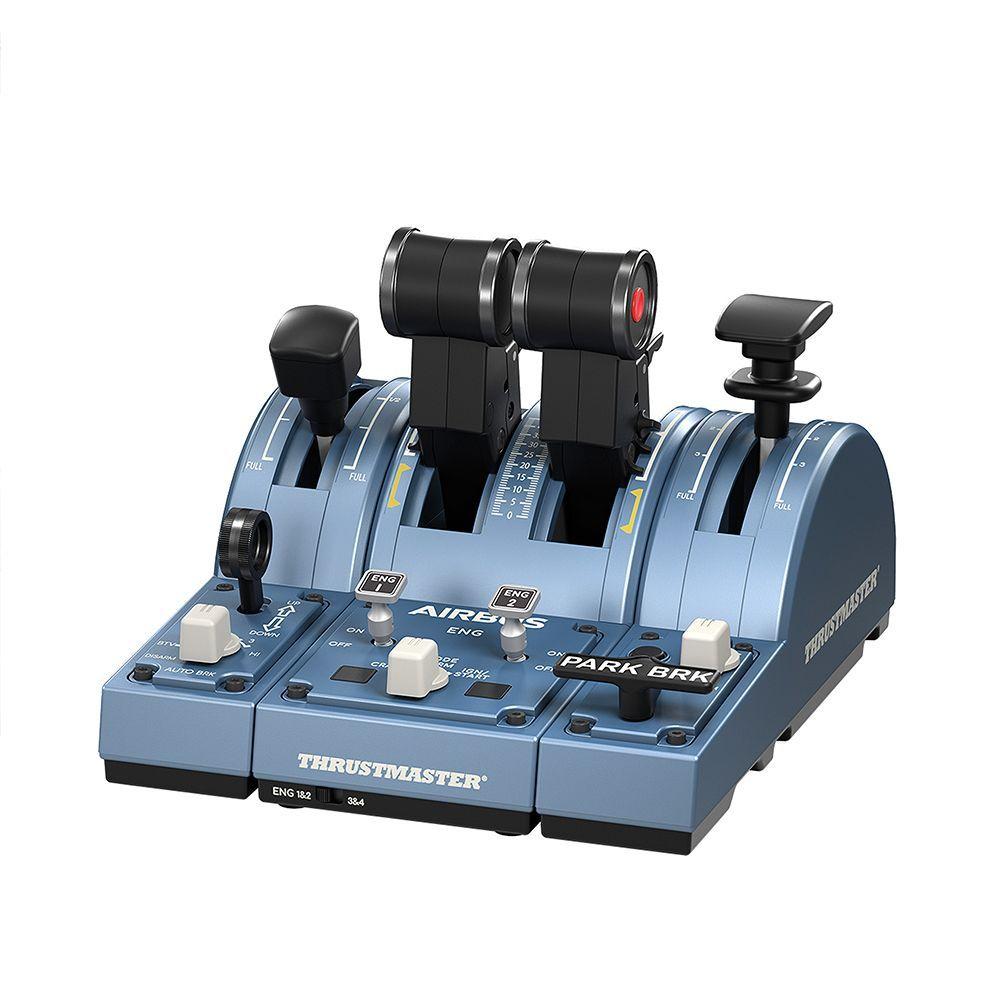 Joystick e Alavanca de Controlo do Motor THRUSTMASTER TCA Captain Pack X Airbus Edition (Xbox - Com fios - Preto e Azul) — miniatura 3