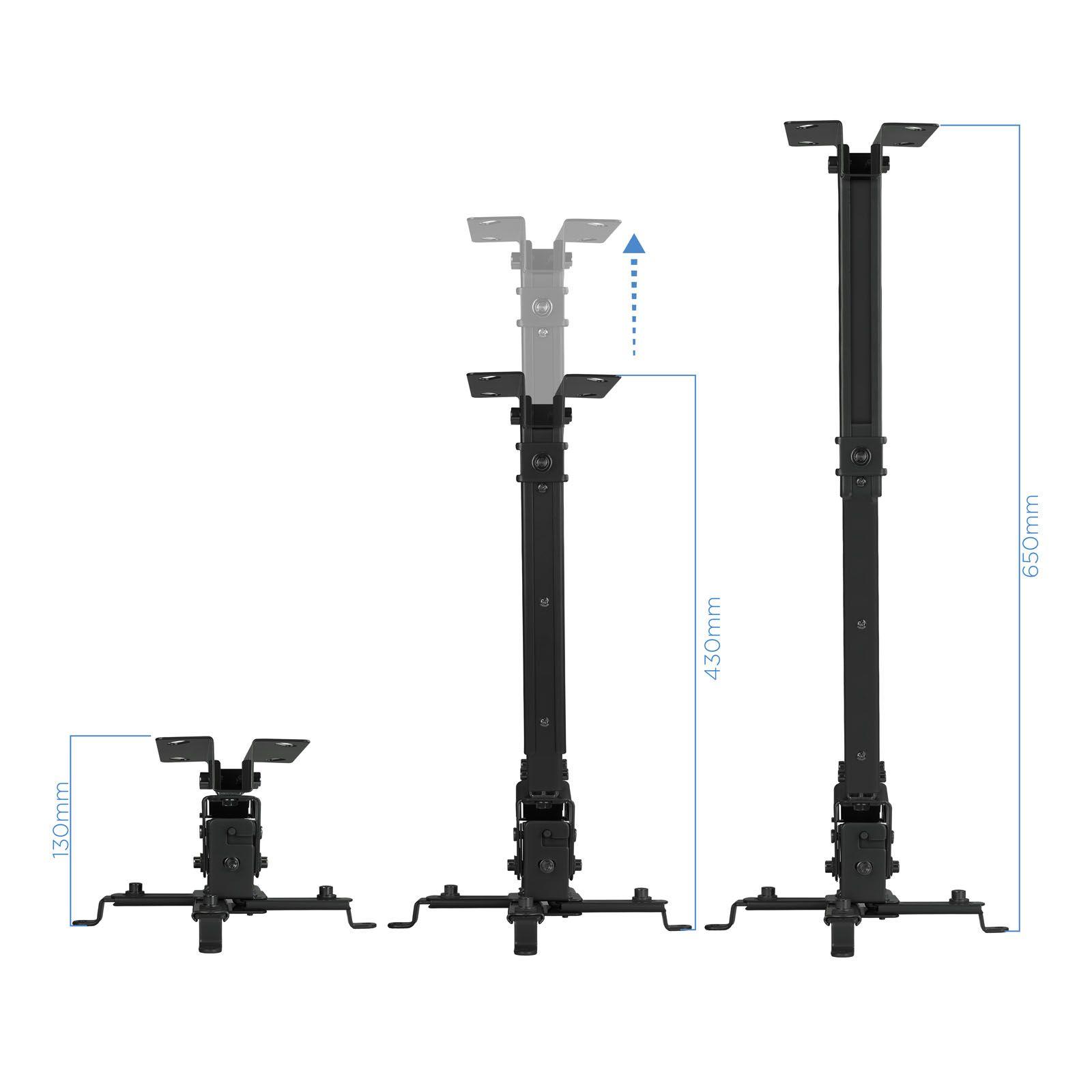 Suporte de Teto para Projetor TOOQ PJ2012T-B (20 kg - Teto - -15-15° - Preto), miniatura 2