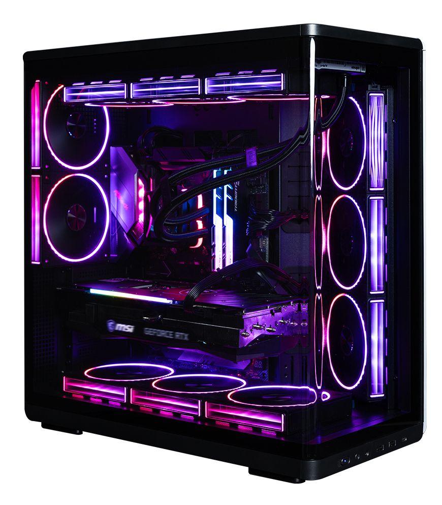 Caixa de Computador ZALMAN P60 Black (ATX, Mini-ITX - Midi Tower - Plástico, aço, vidro temperado - Preto) — miniatura 3