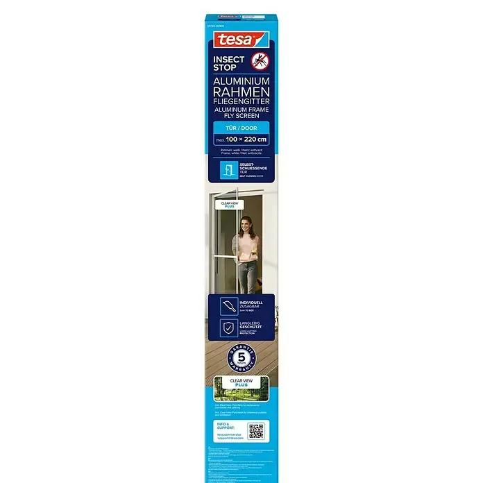 Rede Mosquiteira para Porta TESA INSECT STOP (Alumínio - Branco)