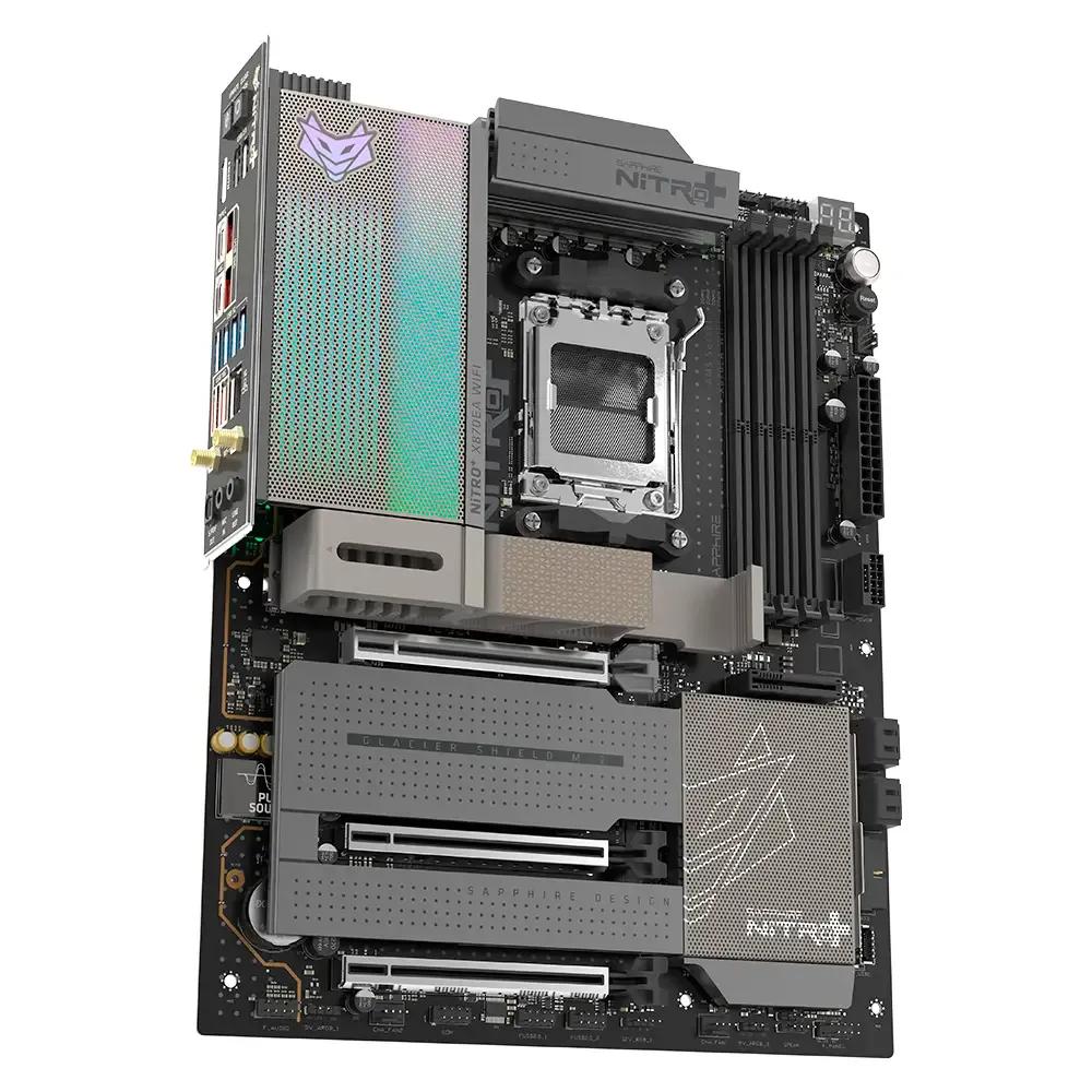 Motherboard SAPPHIRE NITRO+ X870EA WIFI7 Phantom Link (AM5 - ATX - 8400 MHz - Preto) — miniatura 3