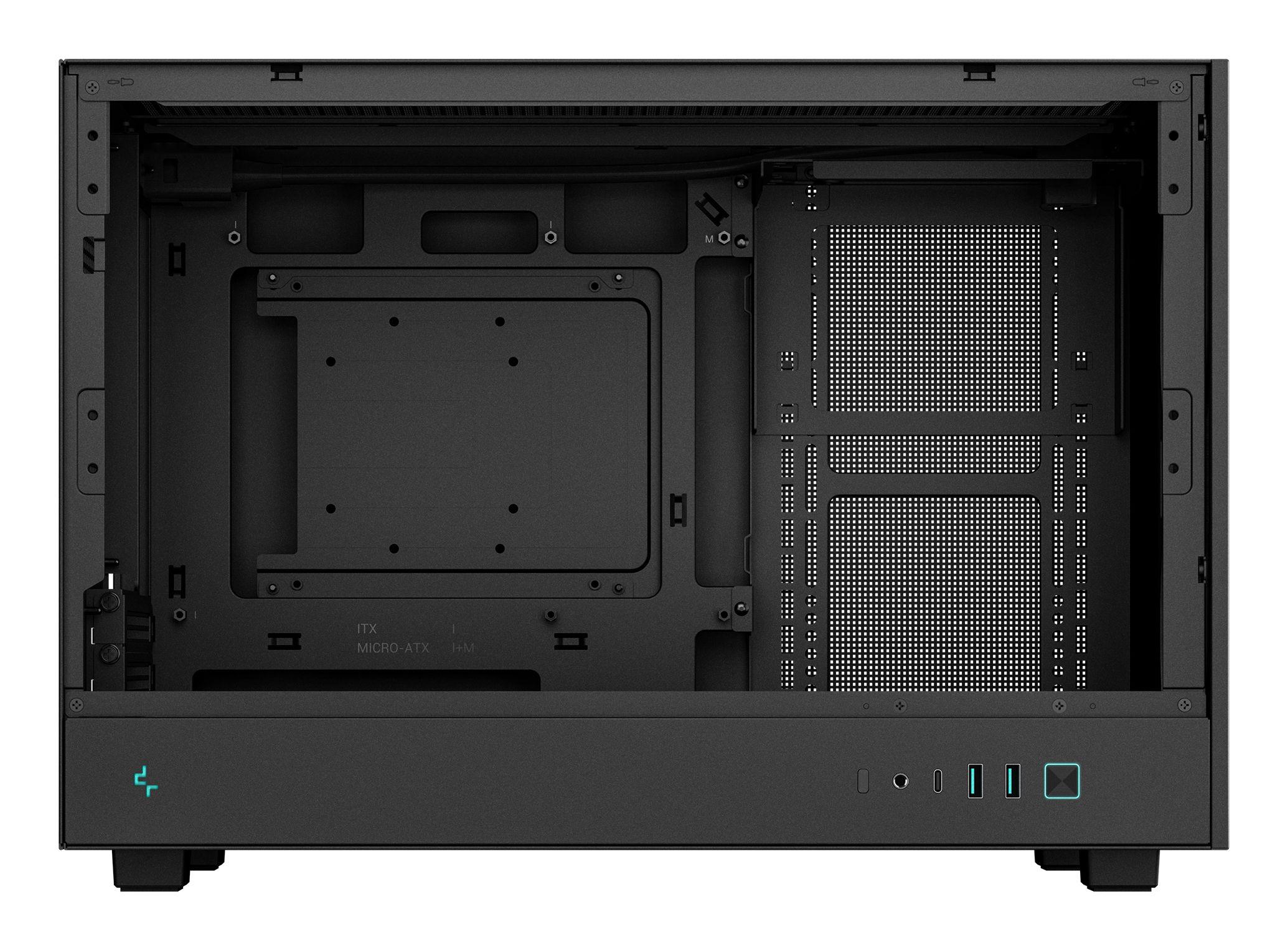 Caixa PC DEEPCOOL CH260 (micro ATX, Mini-ATX, Mini-ITX - PS2 - Micro Tower - Preto) — miniatura 5
