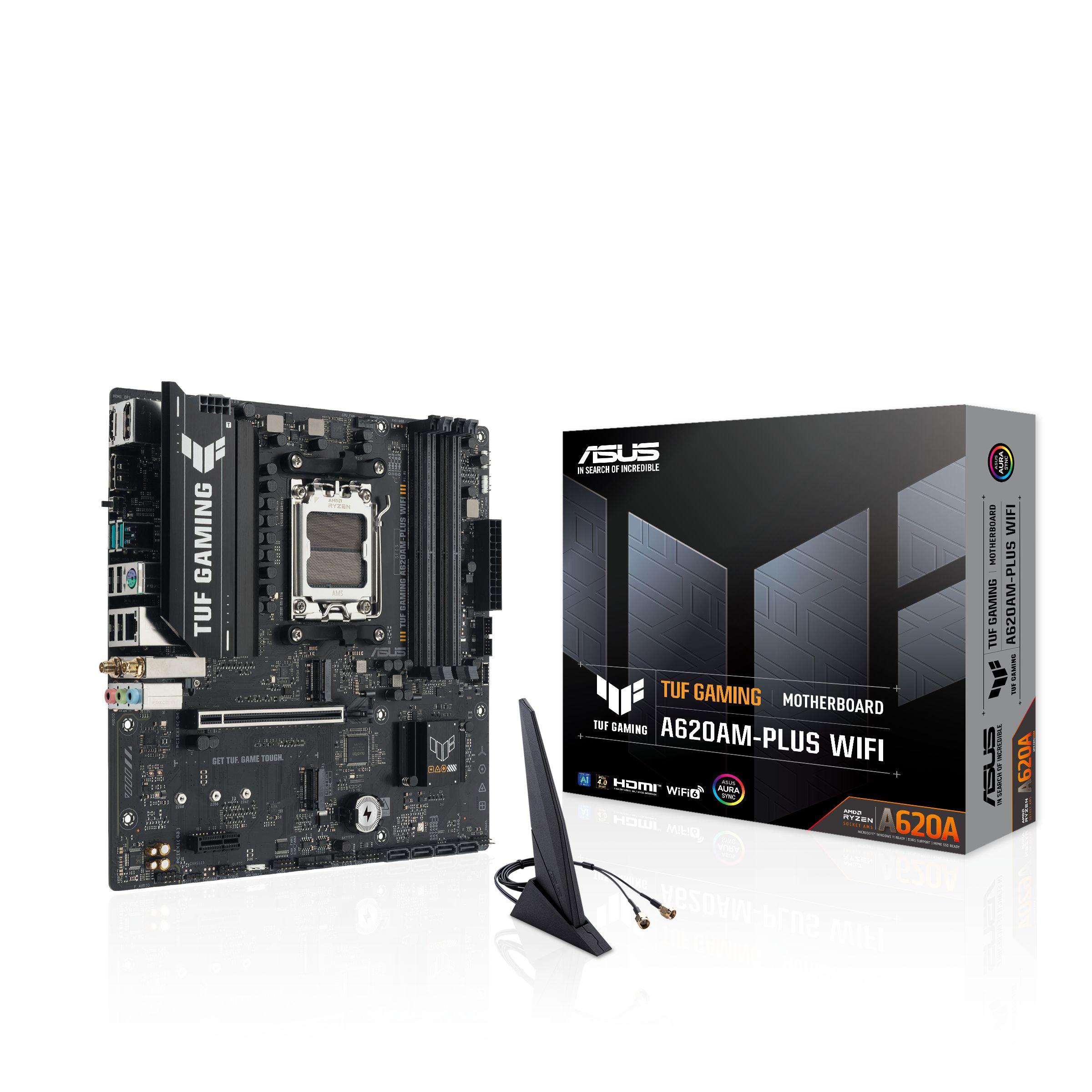 Motherboard ASUS TUF GAMING A620AM-PLUS WIFI (AM5 - micro ATX - Duplo canal), miniatura 9