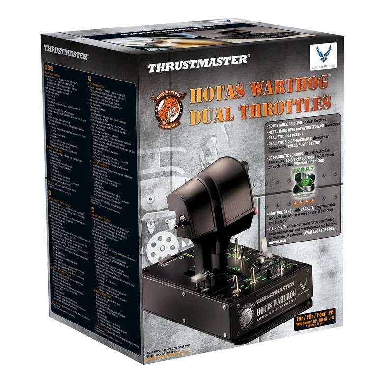 Acelerador Duplo de Simulação de Voo THRUSTMASTER HOTAS Warthog Dual Throttles (Com fios - Preto)