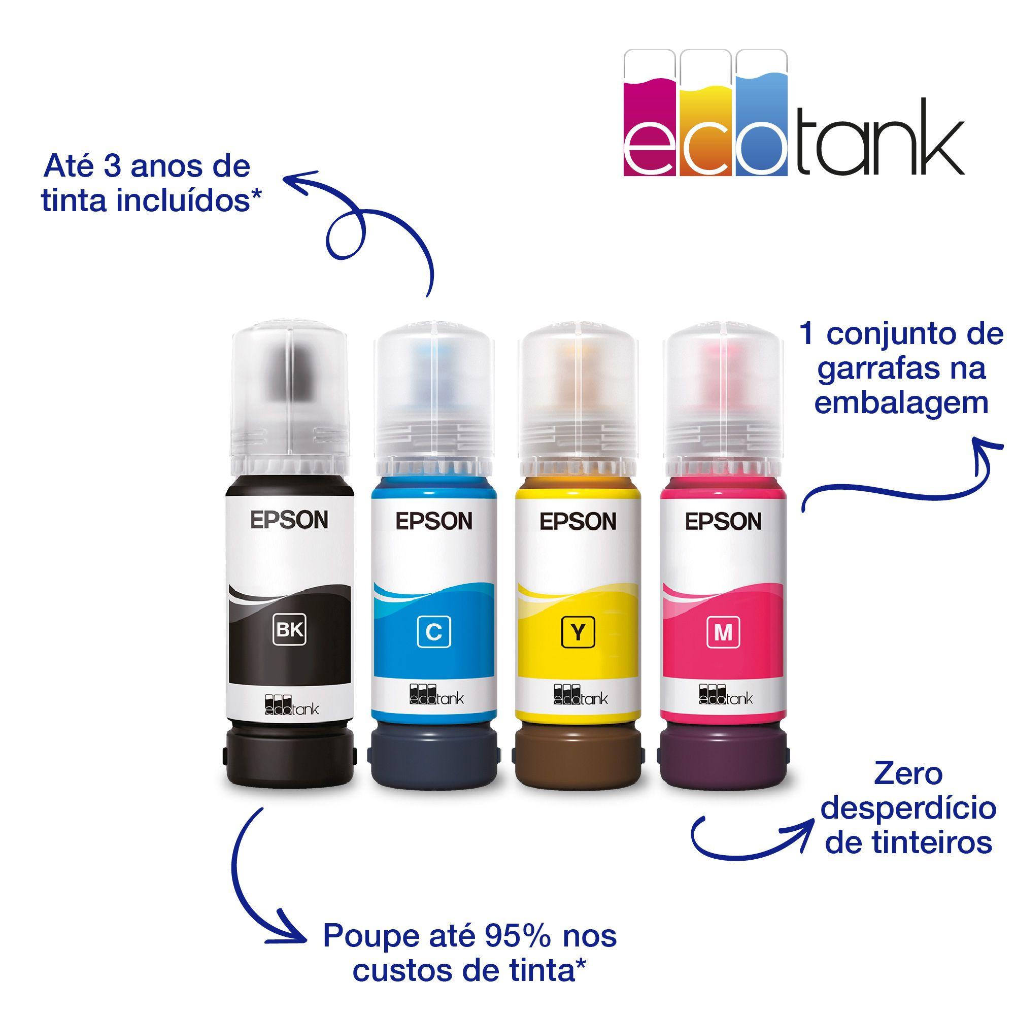 Impressora Multifunções EPSON EcoTank ET-2860 (A4 - Impressão a cores - 100 folhas - Preto) — miniatura 8