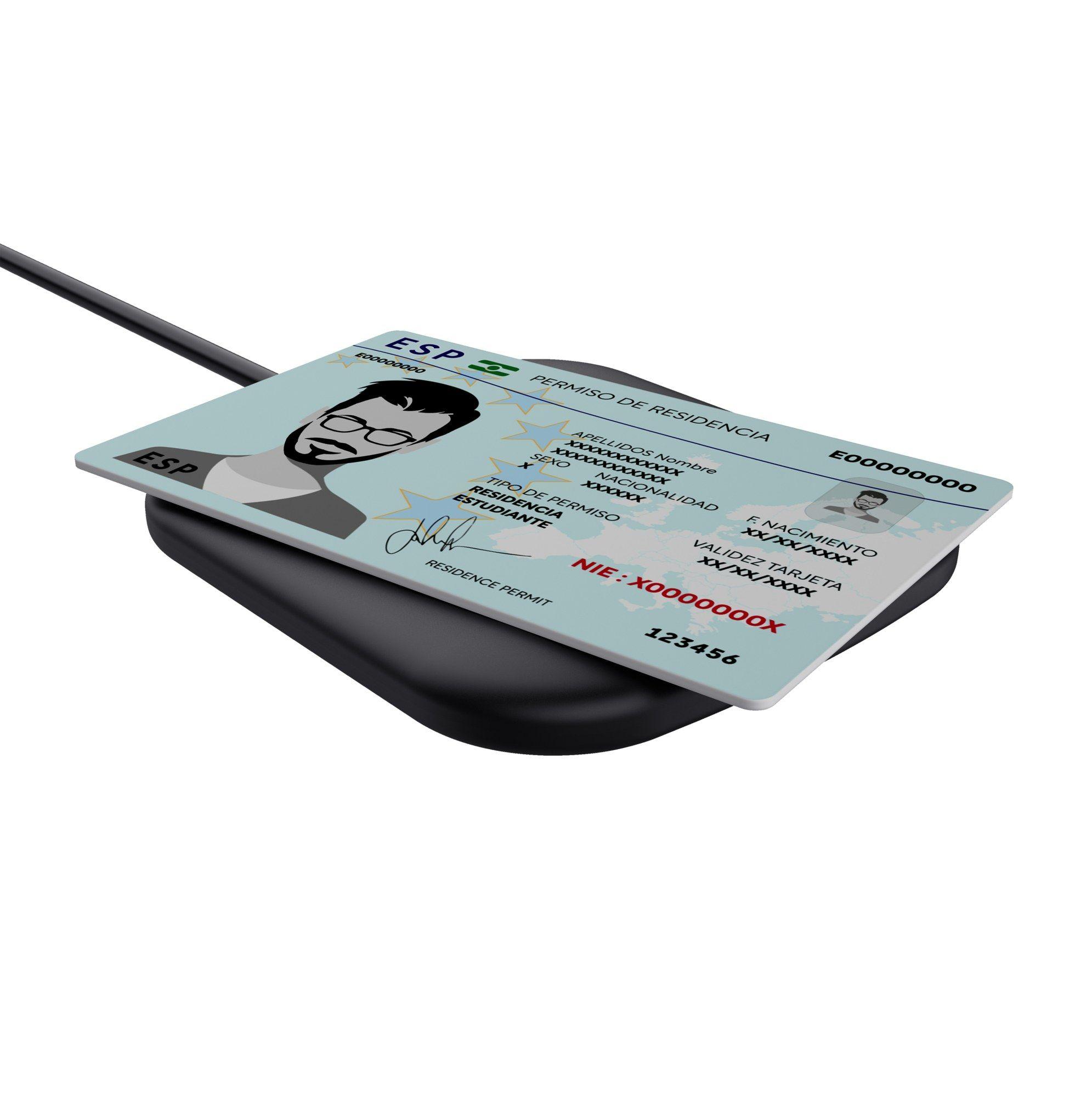 Leitor de Cartões do Cidadão TRUST Ceto 24736 (USB 2.0 - 0,6 m - Preto), miniatura 2