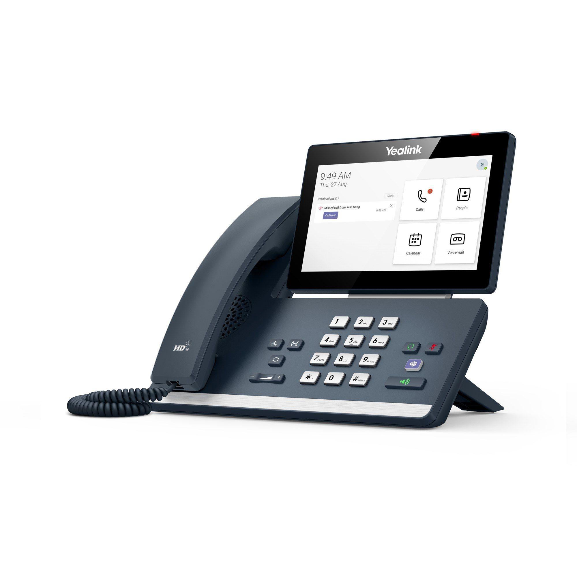 Telefone IP com Fios YEALINK MP58-Teams (Ecrã tátil LCD de 7" - Cinzento) — miniatura 5
