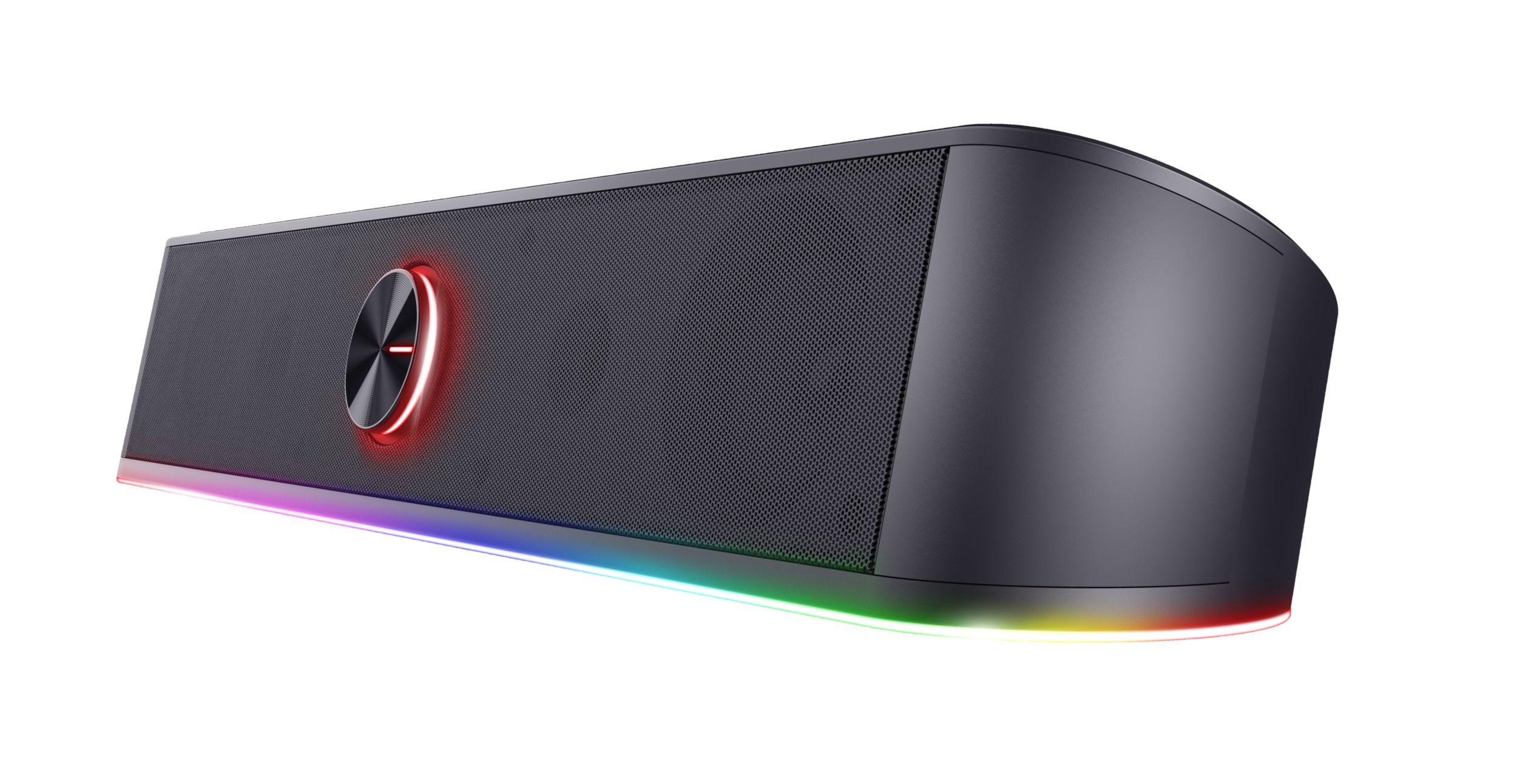 Barra de Som TRUST GAMING GXT 619 Thorne (Com fios - 6 W - 2.0 canais - Preto) — miniatura 2