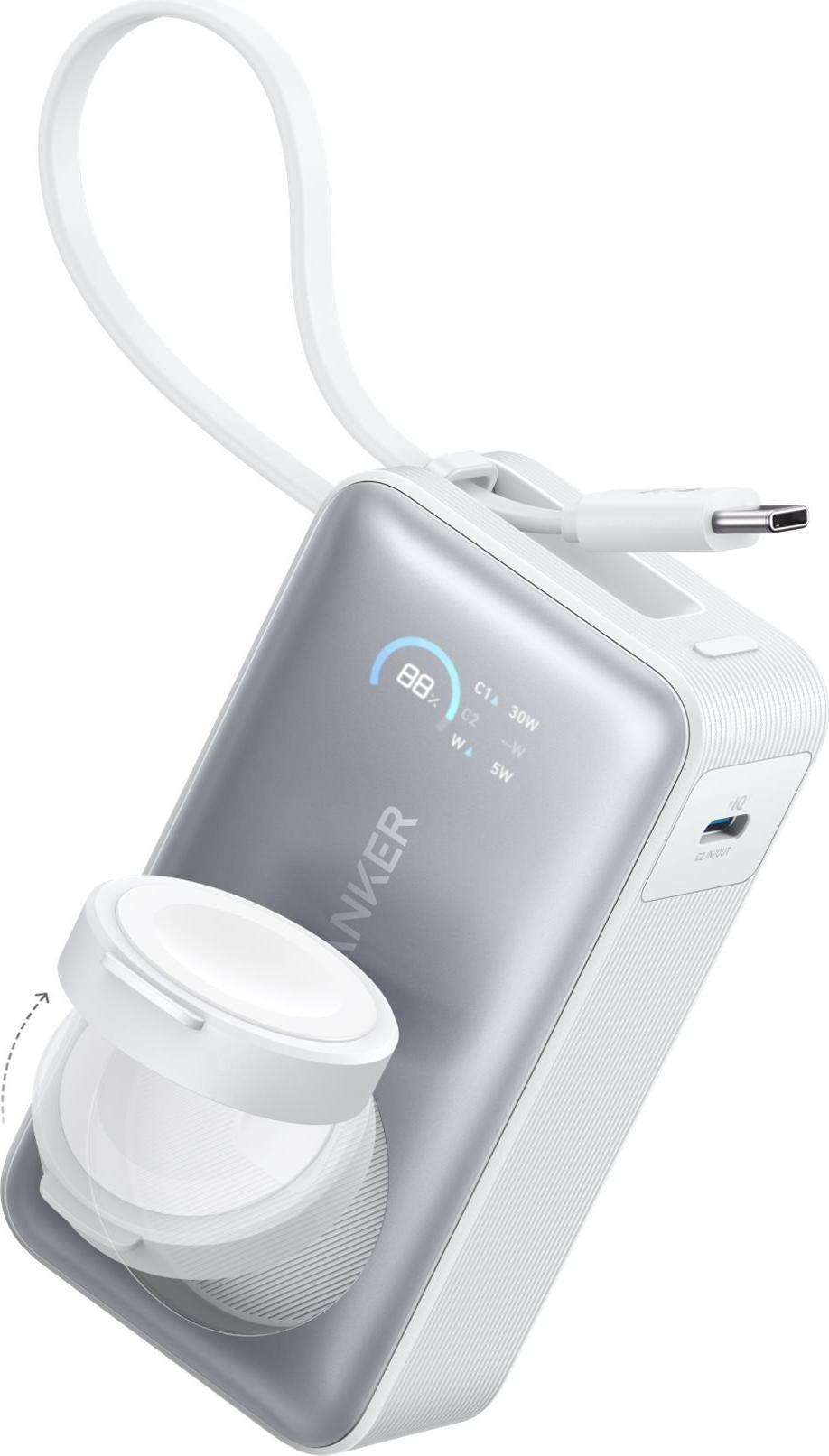 Powerbank ANKER MagGo (10 000 mAh - Branco)