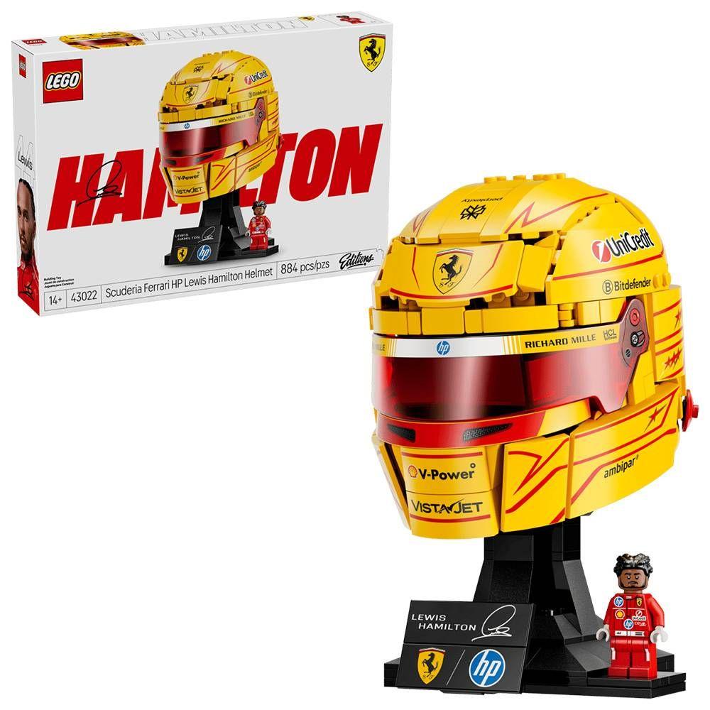 LEGO 43022 Editions Capacete Scuderia Ferrari HP de Lewis Hamilton (14+ anos - 884 peças) — miniatura 3