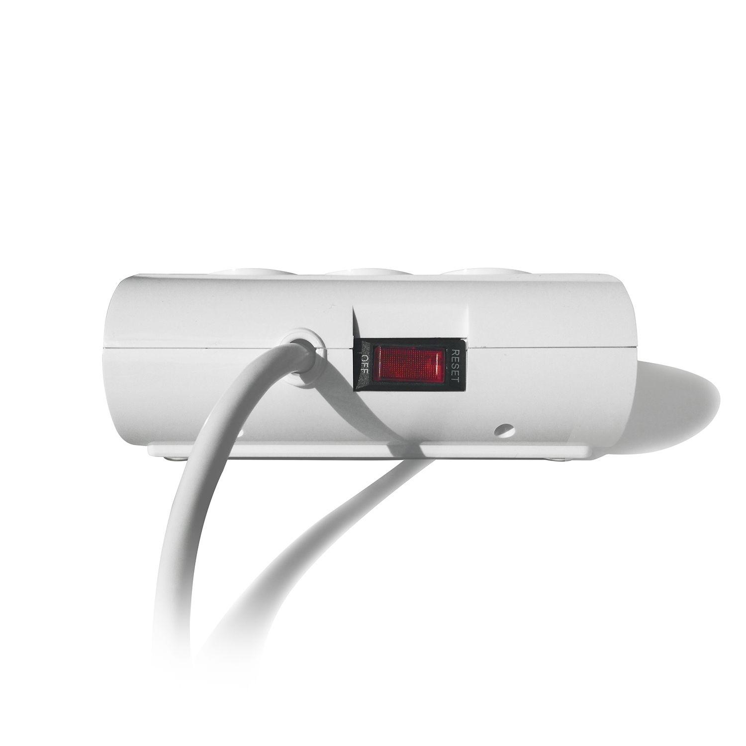 Régua de Tomadas EWENT EW3935 (Branco) — miniatura 5