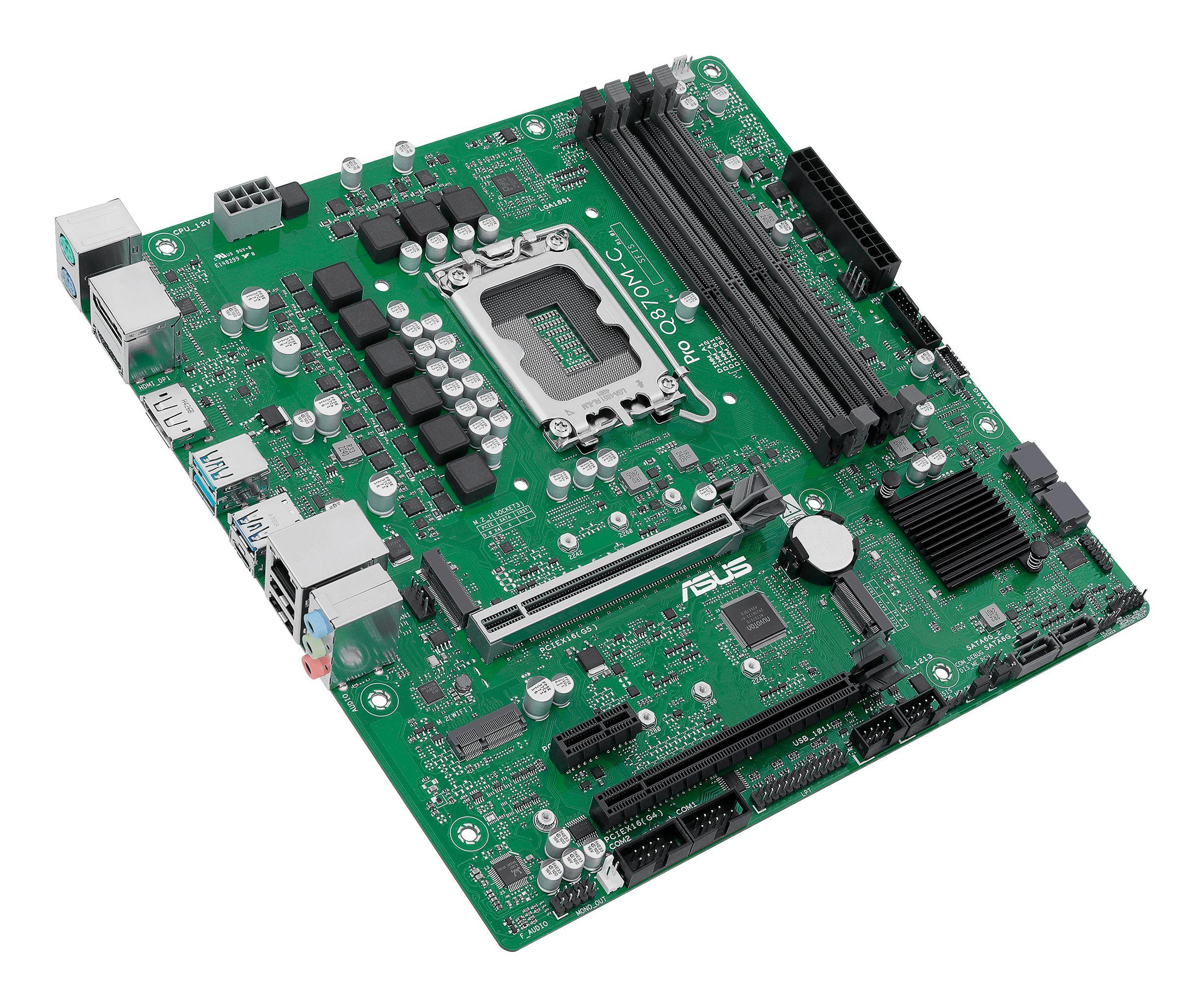 Motherboard ASUS PRO Q870M-C-CSM (LGA 1851 (Socket V1) - Intel Core Ultra - micro ATX - Multicor), miniatura 4