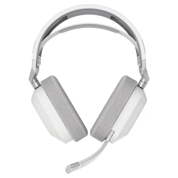 Headset Gaming CORSAIR HS80 MAX RGB Wireless (Binaural - Sem fios - Supra-aural - Branco) — miniatura 5