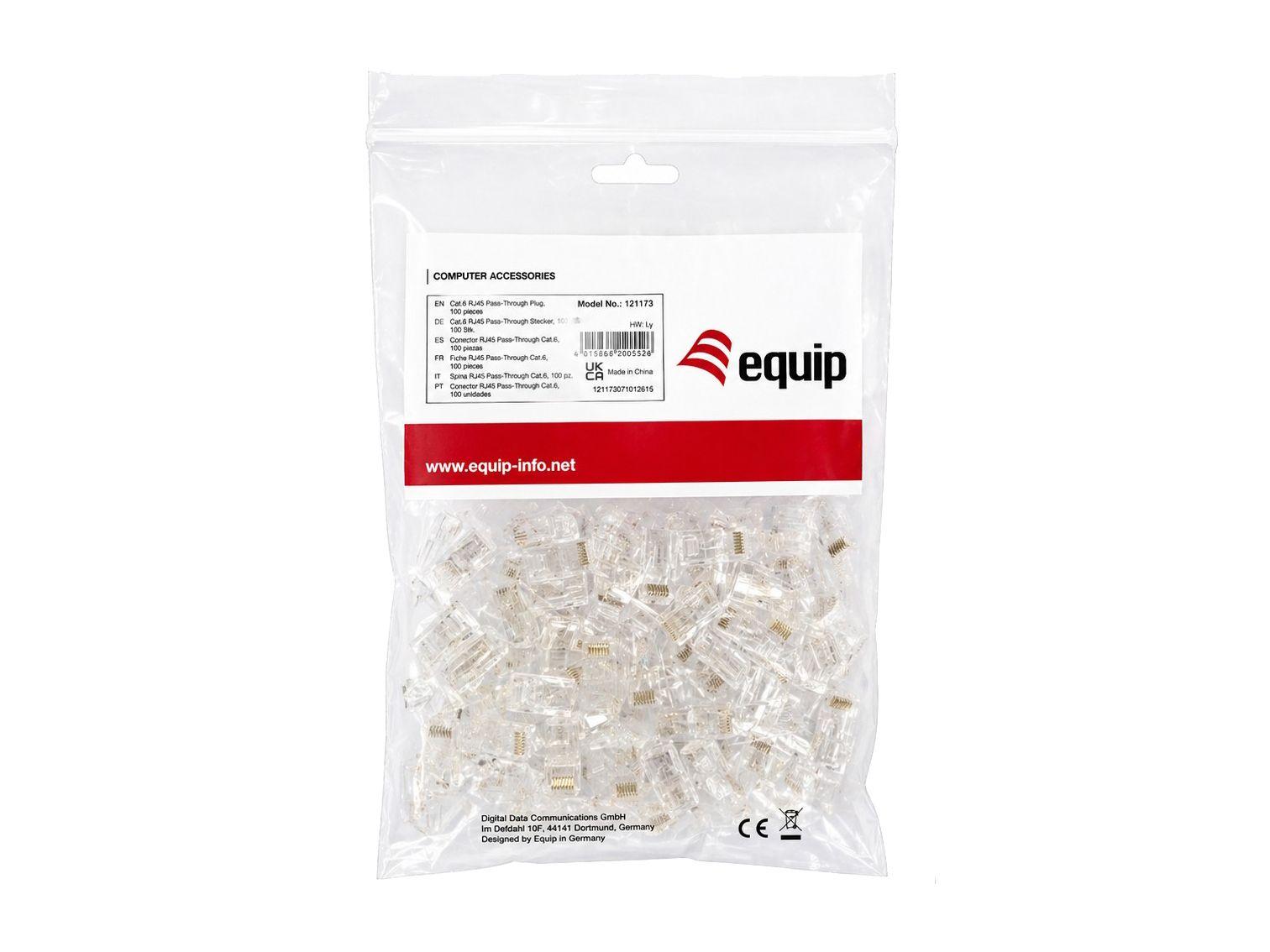 Ficha RJ45 EQUIP 121173 (Transparente), miniatura 4