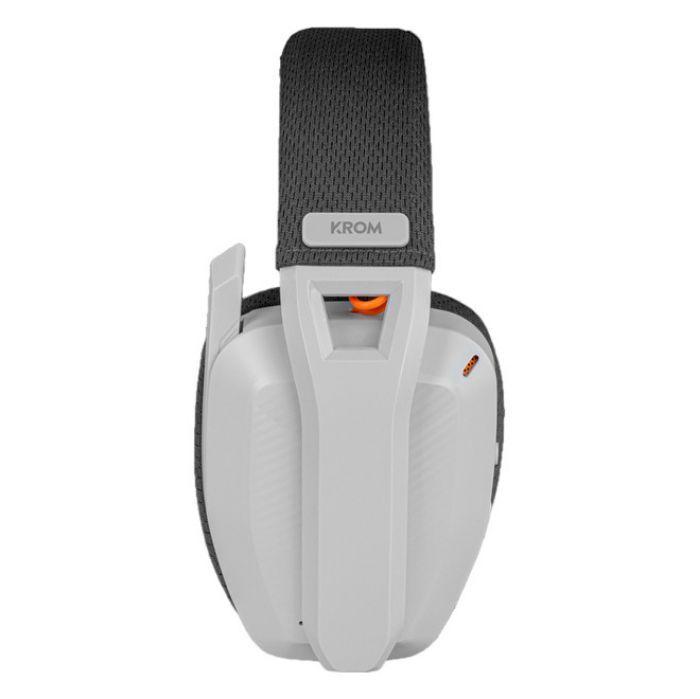 Auscultadores Gaming KROM Kanji (WirelessBluetooth - Over Ear - 40 mm - Branco) — miniatura 2