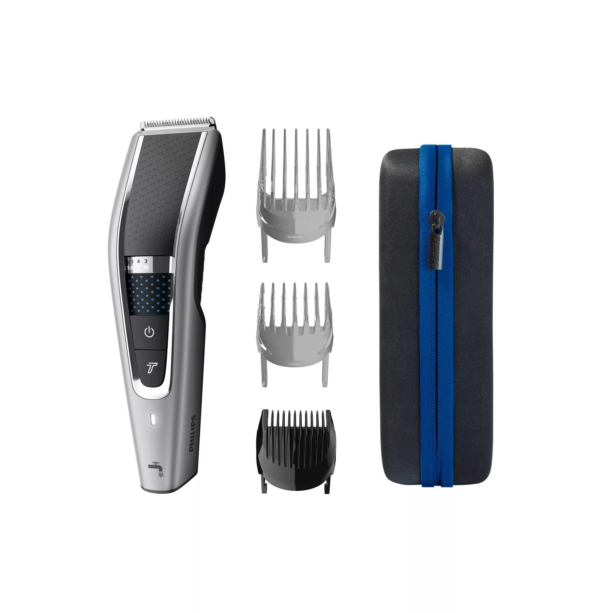 Máquina de Cortar Cabelo PHILIPS HC5650/15 (Aço inoxidável - Preto e Prateado)