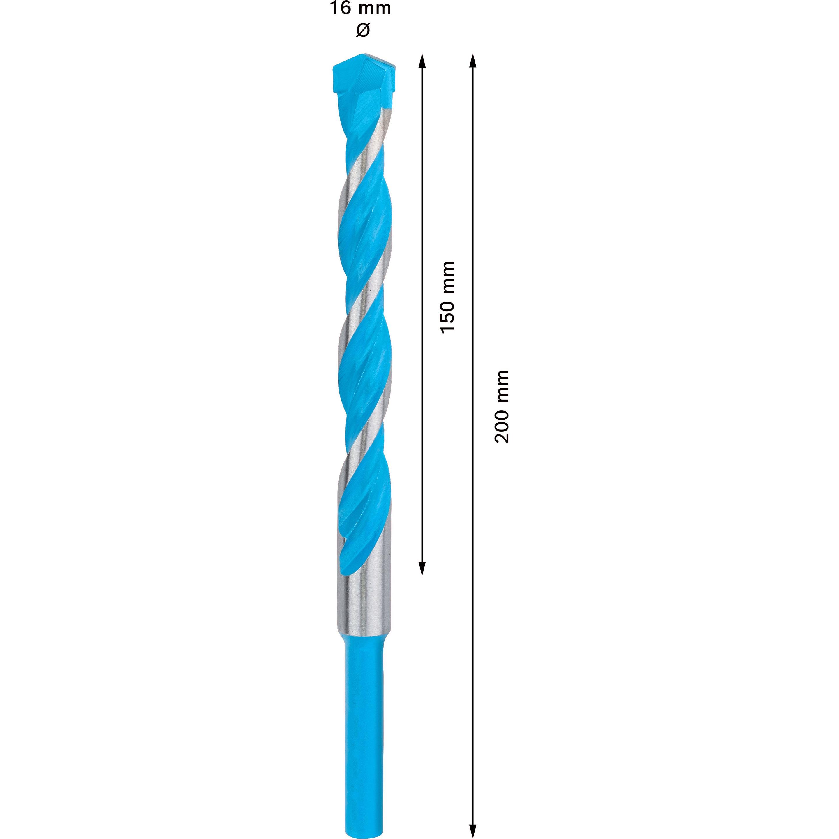 Broca BOSCH EXPERT CYL-9 MultiConstruction (Ø 16 mm - Comprimento útil 150 mm - Comprimento total 200 mm), miniatura 4