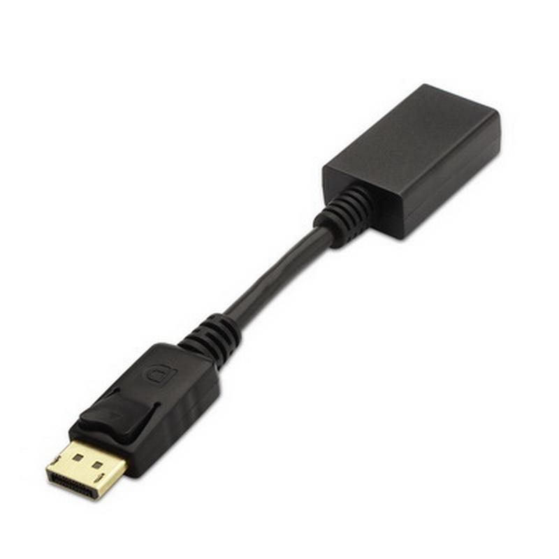 Adaptador DisplayPort para HDMI NANOCABLE 10.16.0502 (0,15 m - Macho de 20 pinos - Tipo A fêmea - Preto) — miniatura 4
