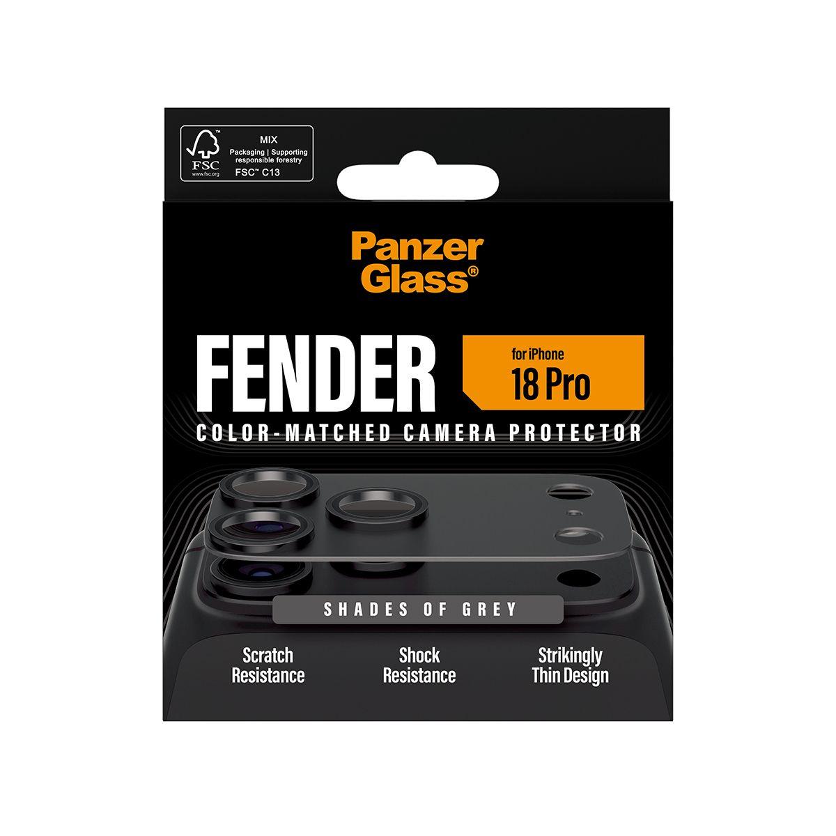 Protetor de Lentes de Câmara PANZERGLASS Fender Camera Lens Protector (Apple iPhone 18 Pro - Silicone - Transparente), miniatura 3