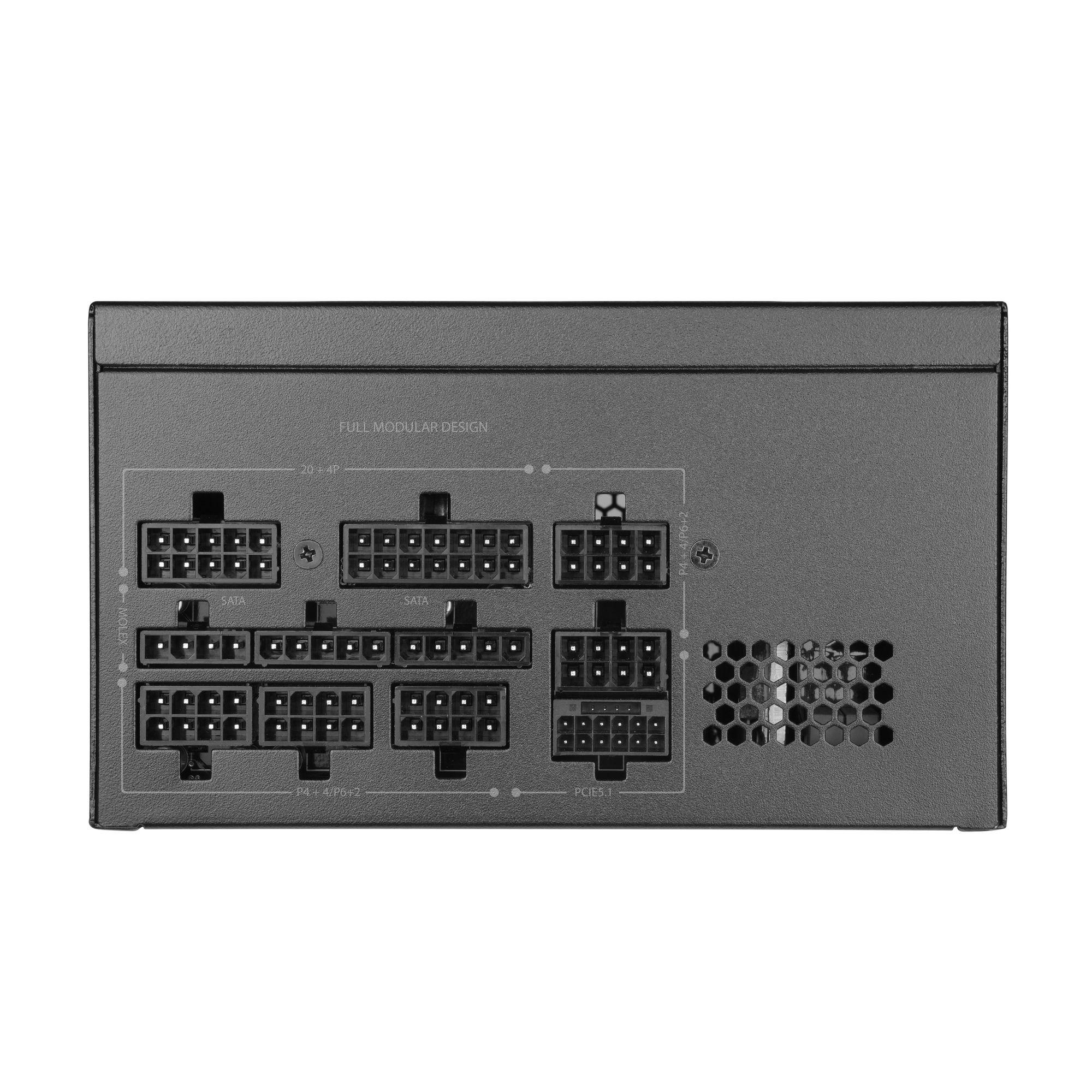 Fonte de Alimentação MARS GAMING MPT1000 (ATX - 1000 W - 80 Plus Platinum - Preto), miniatura 5