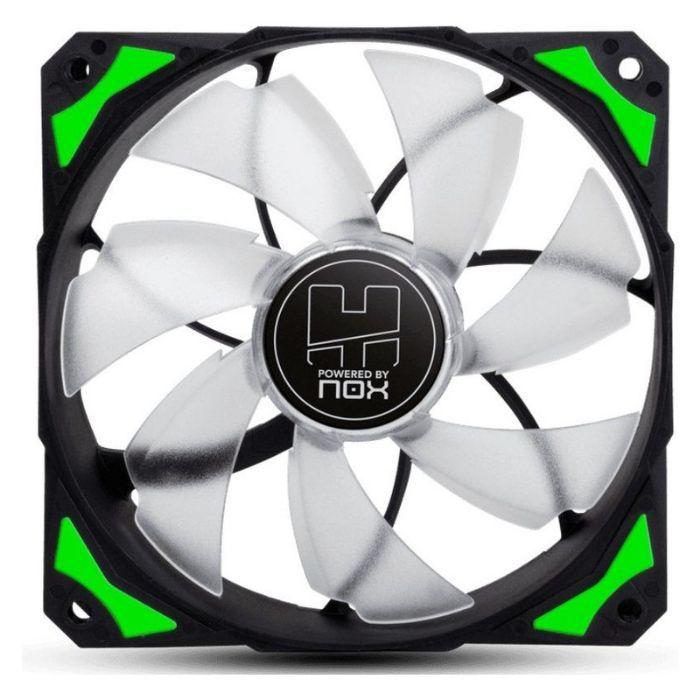 Ventoinha para Caixa PC NOX Hummer H-Fan 120 LED Green (Não suportado - 3 W - Preto), miniatura 6