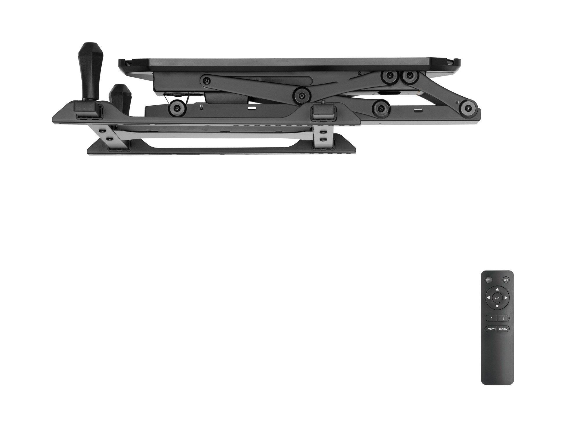 Suporte de Teto Motorizado para TV EQUIP 650329 (32"-70" - VESA até 600 x 400 mm - 35 kg - Preto), miniatura 2