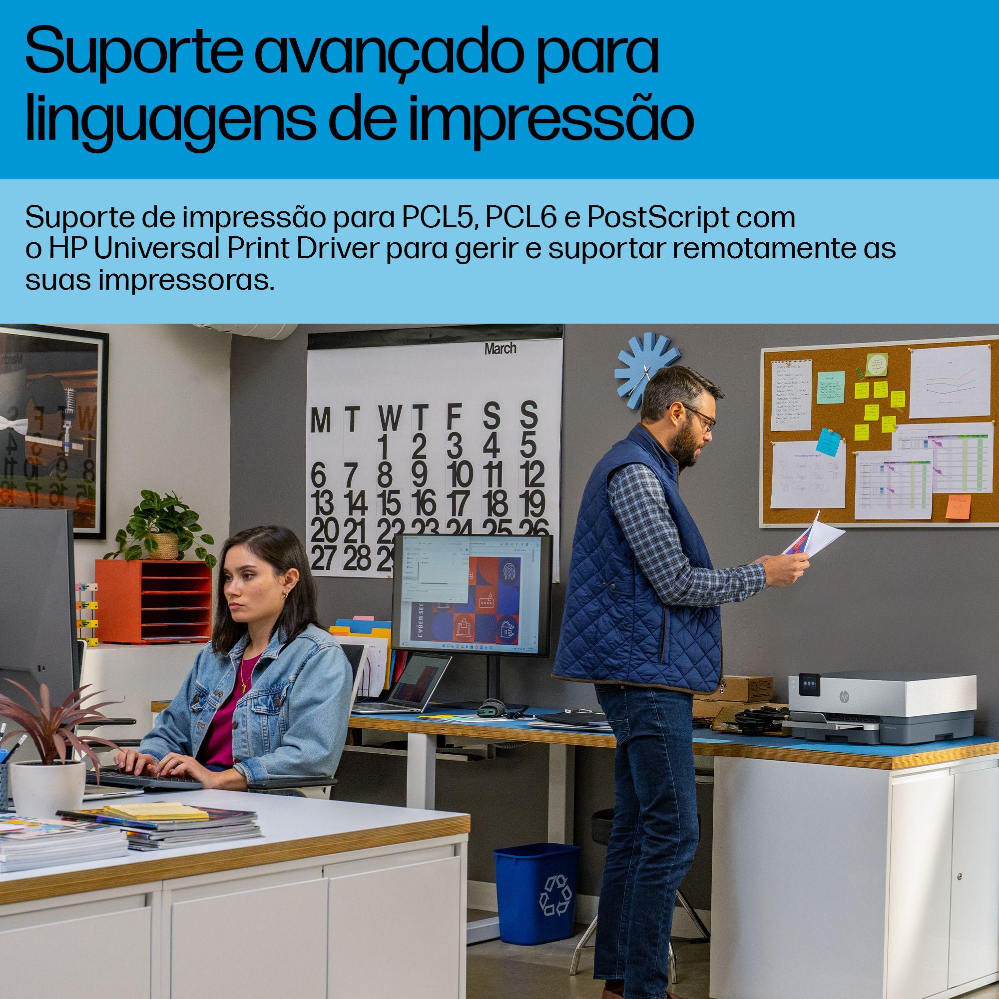 Impressora a Jato de Tinta HP OfficeJet Pro 9110b (A4 - Impressão a cores - AC - Cinzento) — miniatura 8