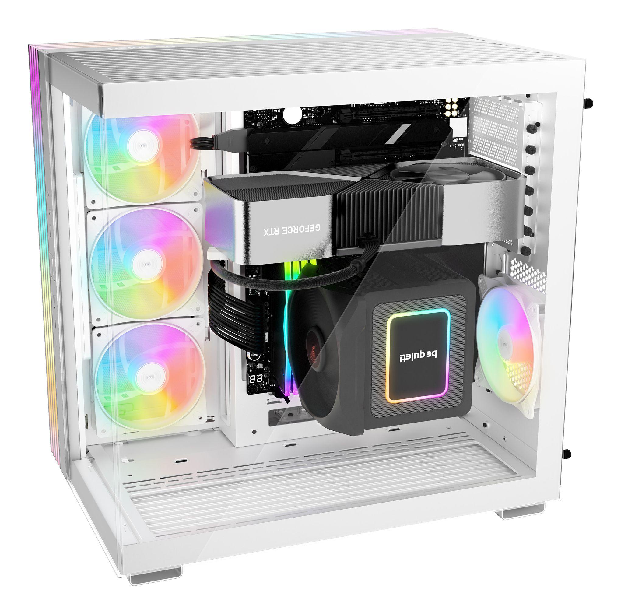 Caixa PC BE QUIET! LIGHT BASE 600 LX (ATX, micro-ATX, Mini-ITX - ATX, PS2 - Midi Tower - Branco) — miniatura 4