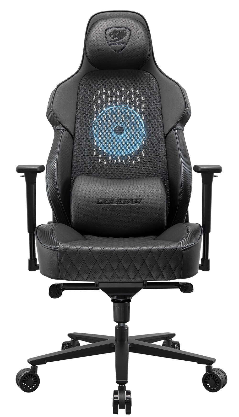 Cadeira Gaming COUGAR NxSys Aero (160 kg - 139 cm - Ajustáveis em 3D - Preto/Laranja), miniatura 2