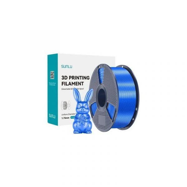 Filamento de Impressão 3D SUNLU PLA+ Seda (Azul)