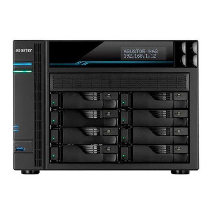 Servidor NAS ASUSTOR Lockerstor AS6508T (Serial ATA III - 8 GB - 8 baias - Preto) — miniatura 2