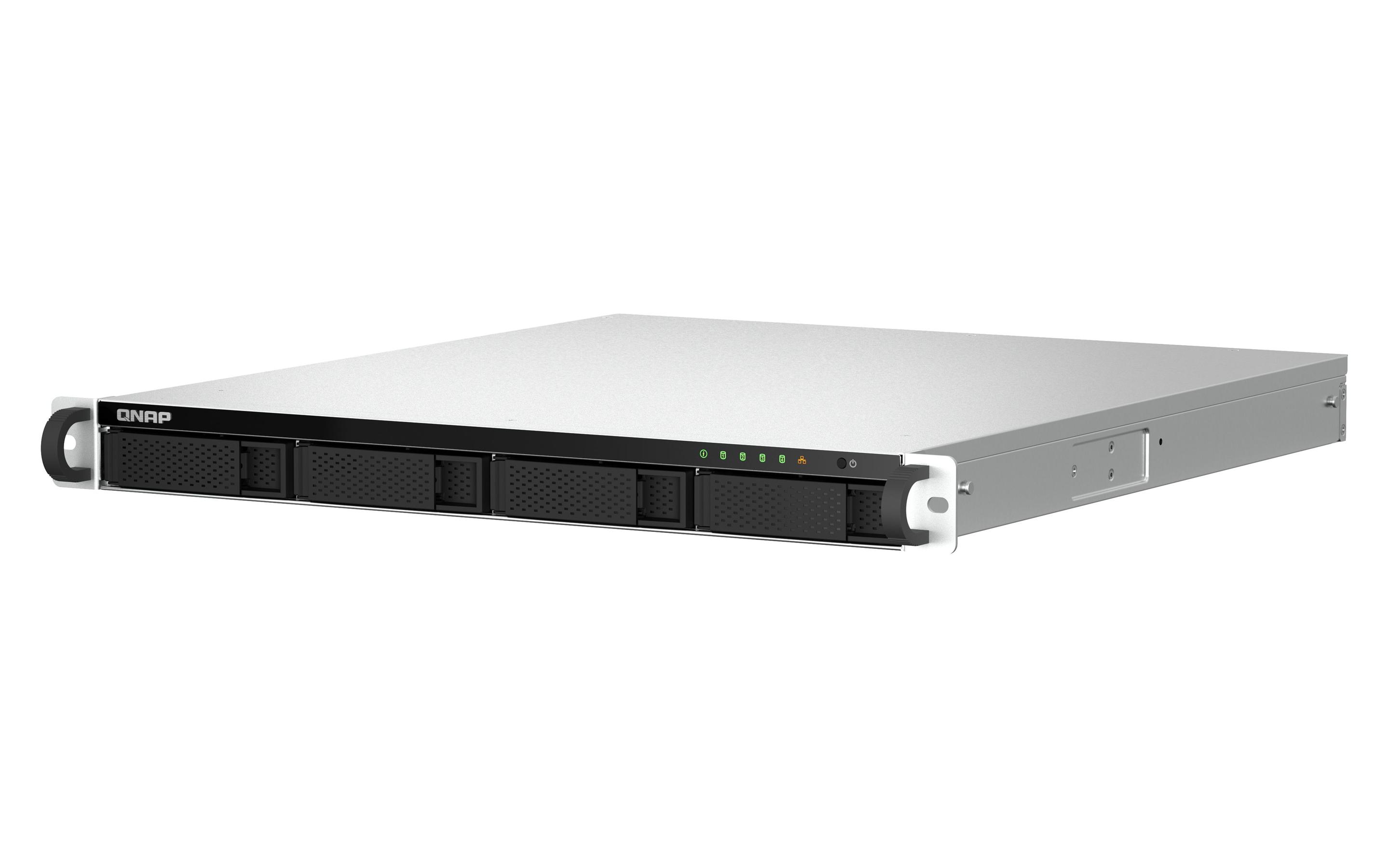 NAS QNAP TS-464U-RP-8G (Serial ATA II, Serial ATA III - 8 GB - 4 baias - Alumínio/Preto), miniatura 4