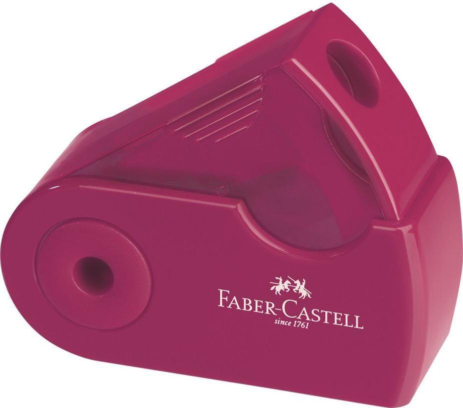 Afia-Lápis FABER-CASTELL 182711 Sleeve Mini (Azul/Vermelho)